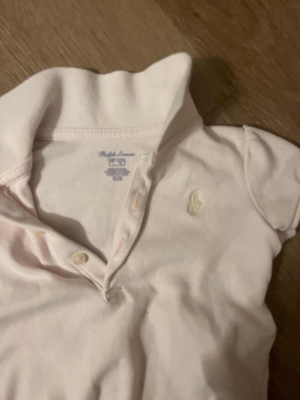 Polo by Ralph Lauren Light Pink Baby One-Piece Bodysuit